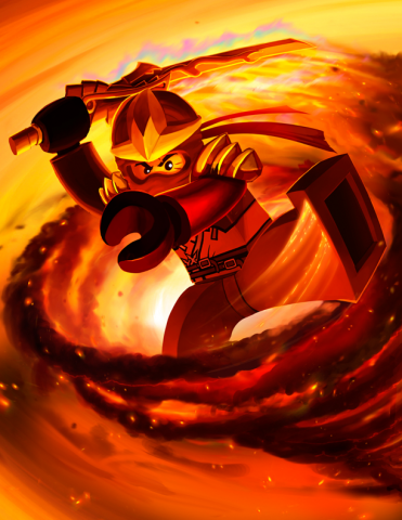 аниме картинка Ниндзя огня - Кай ( Fire ninja Kai )